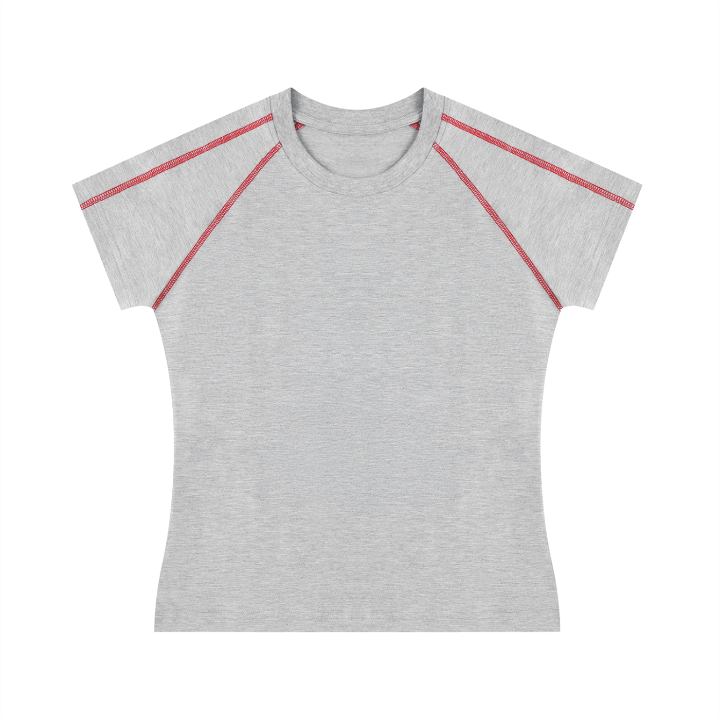 basic stitch color pop tee