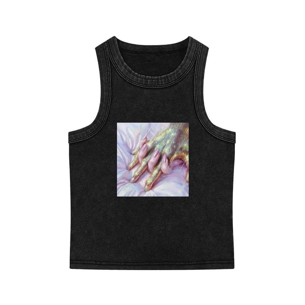 hand in hand graphic tank
