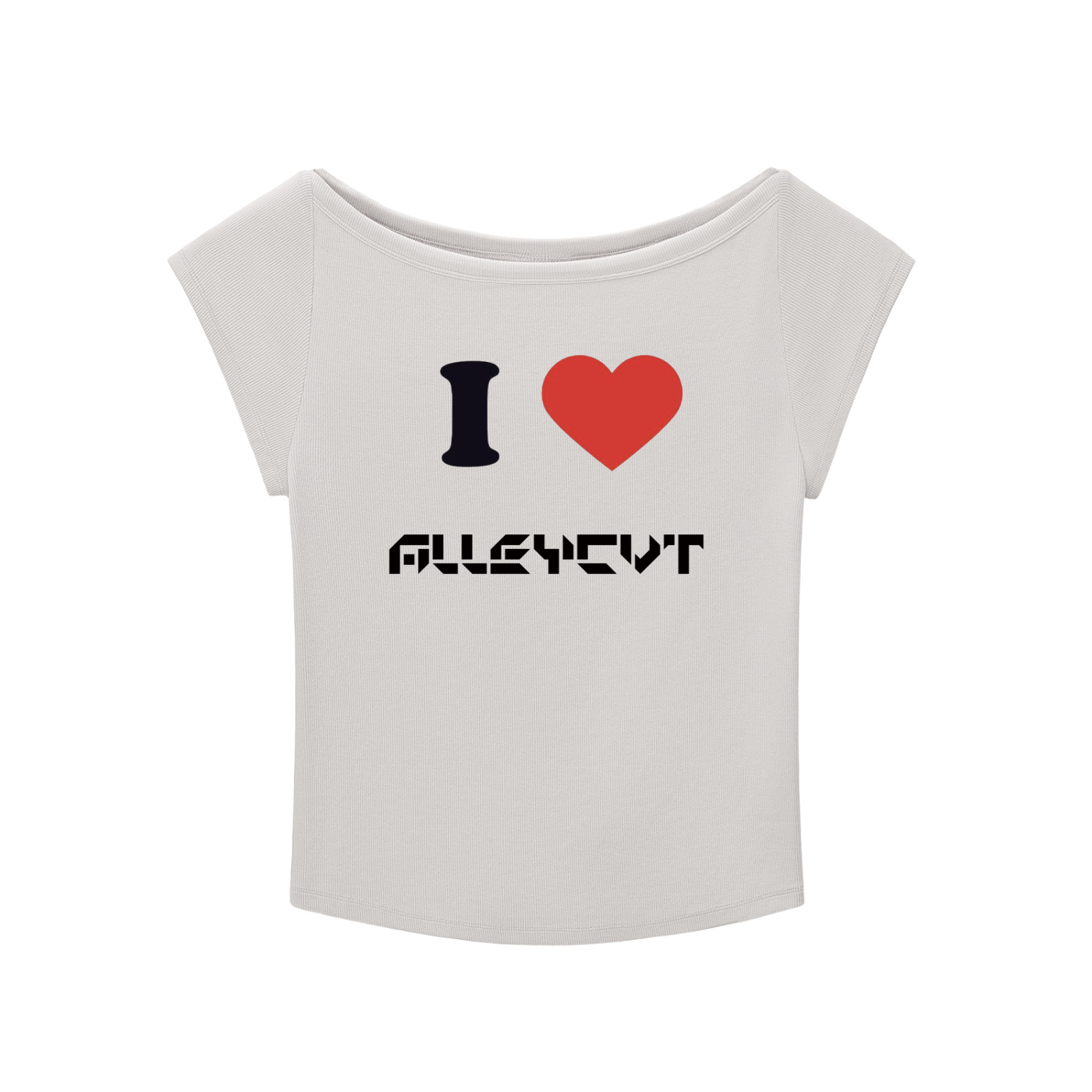 i heart alleycvt baby tee