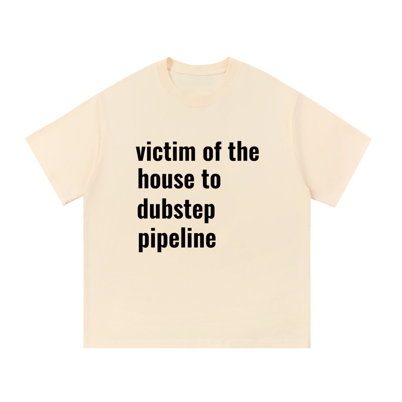 house to dubstep pipeline oversized tee