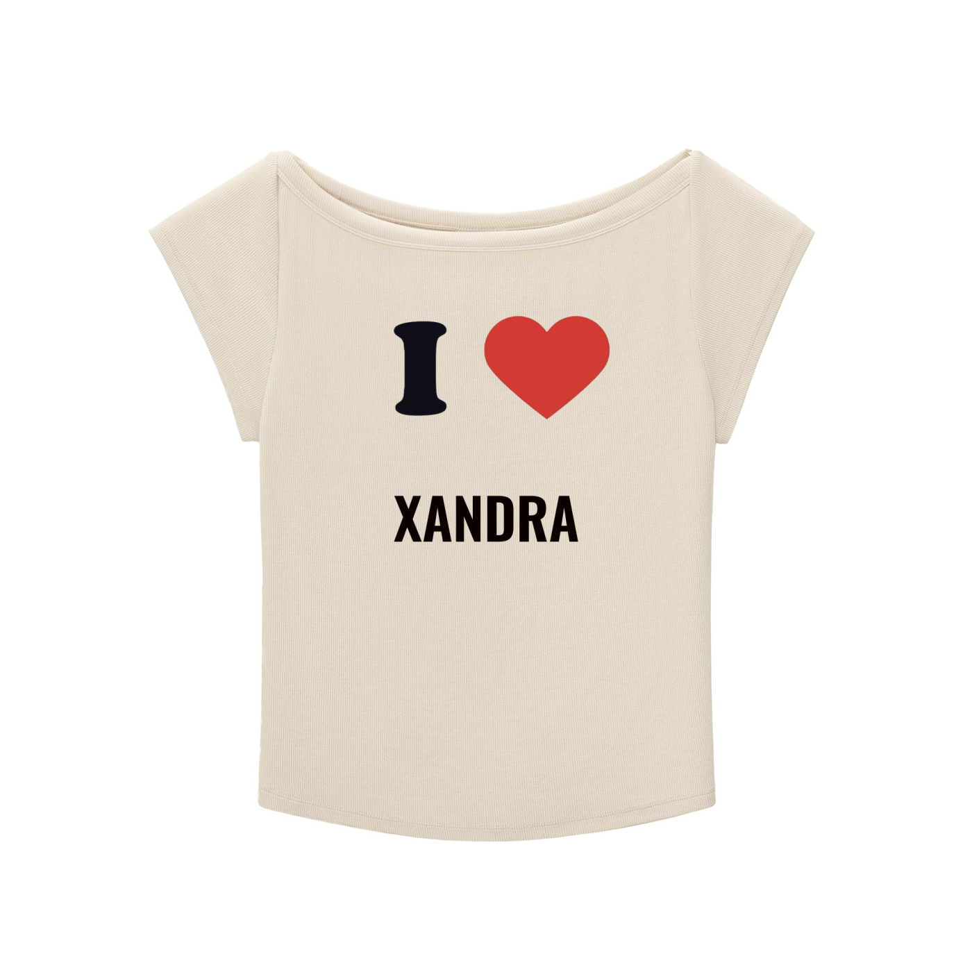 i heart xandra baby tee