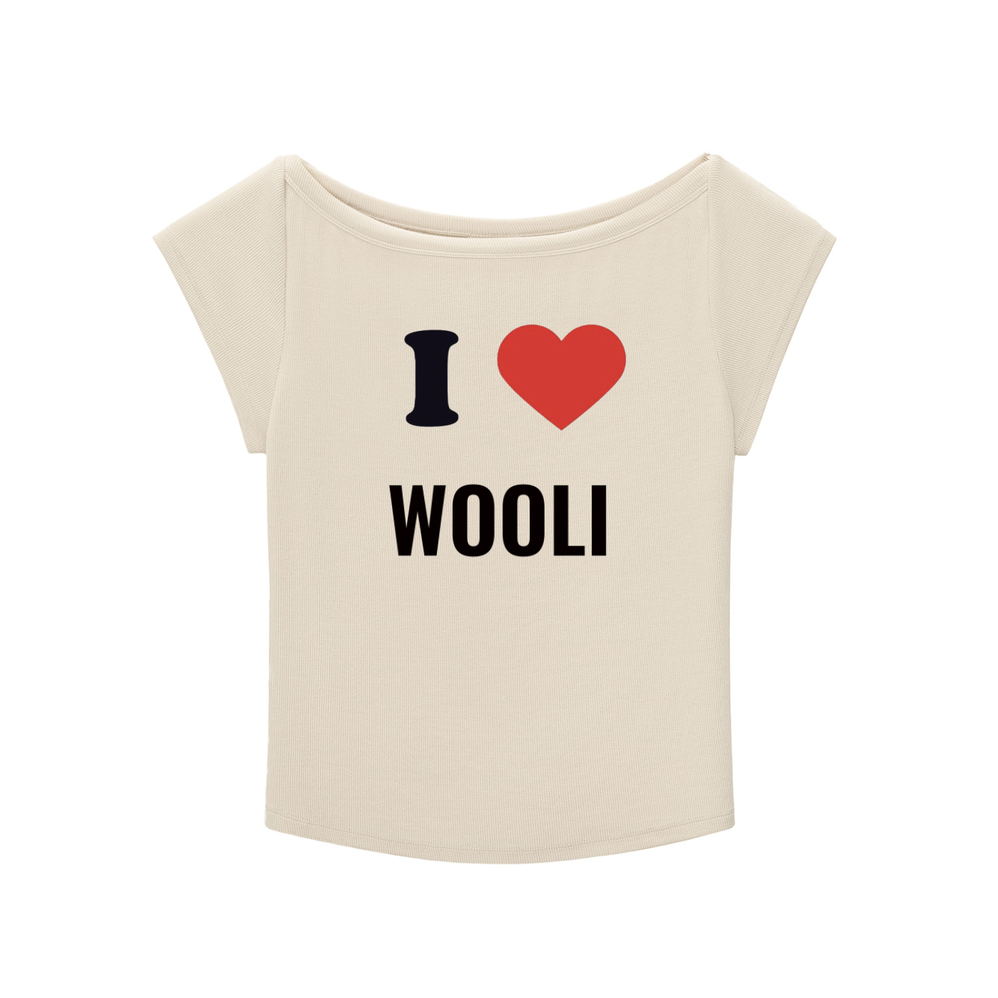 i heart wooli baby tee