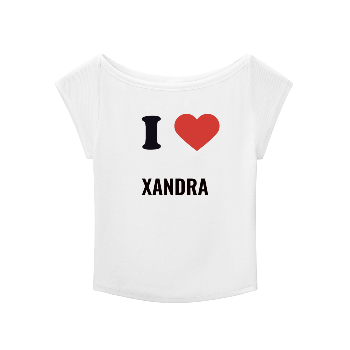 i heart xandra baby tee