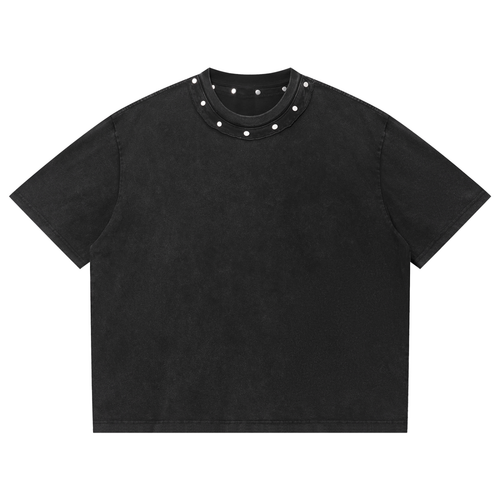 basic studded oversized tee