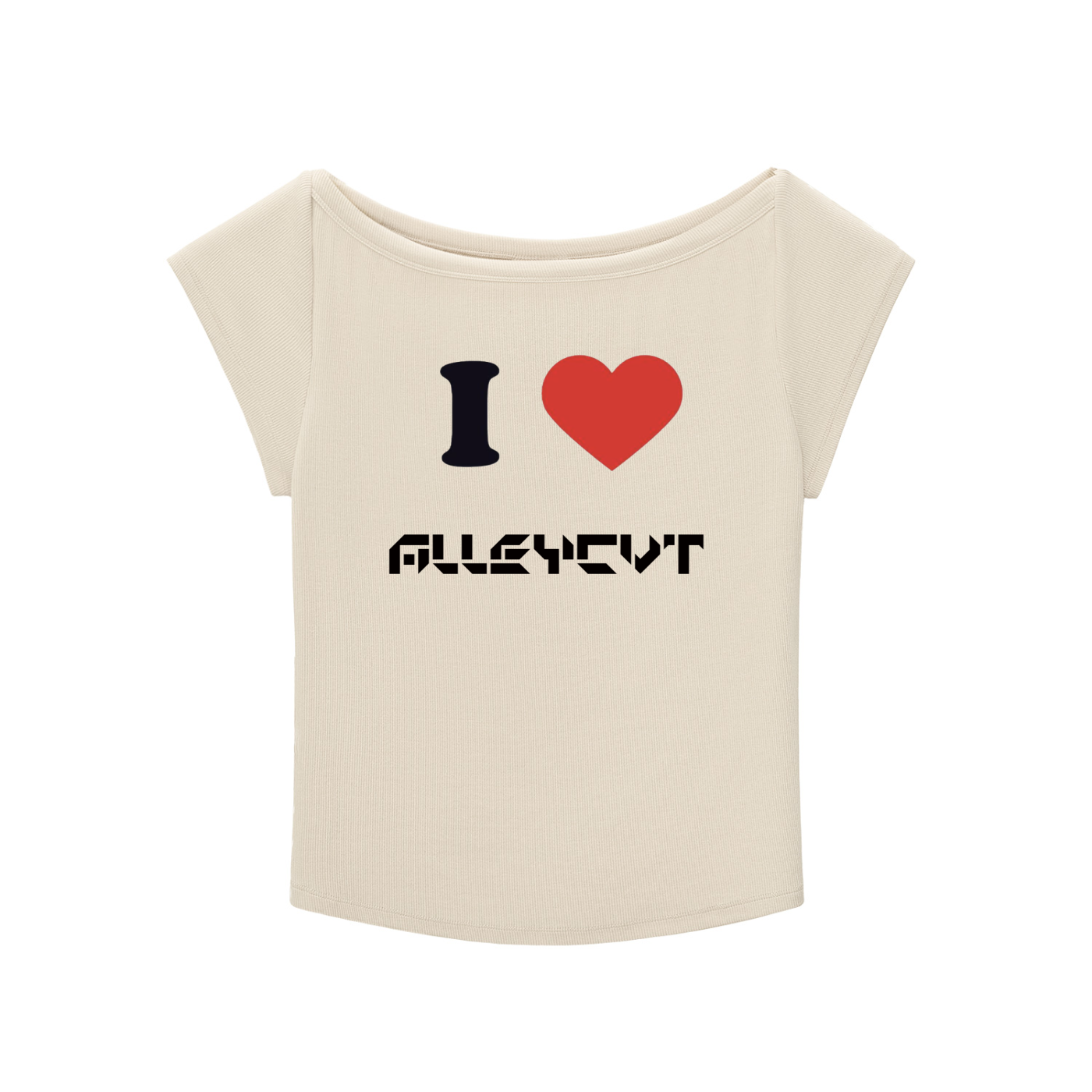 i heart alleycvt baby tee