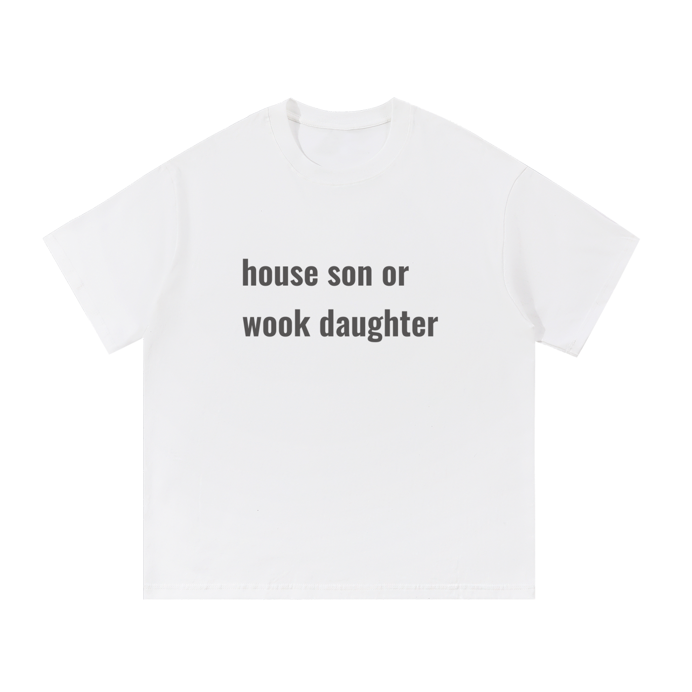 house son wook daughter oversized tee