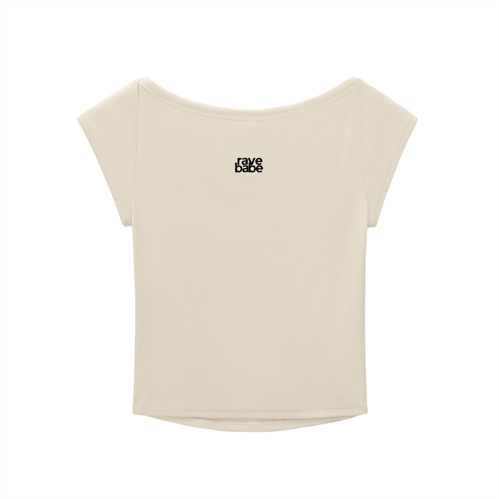 bratty dj graphic baby tee