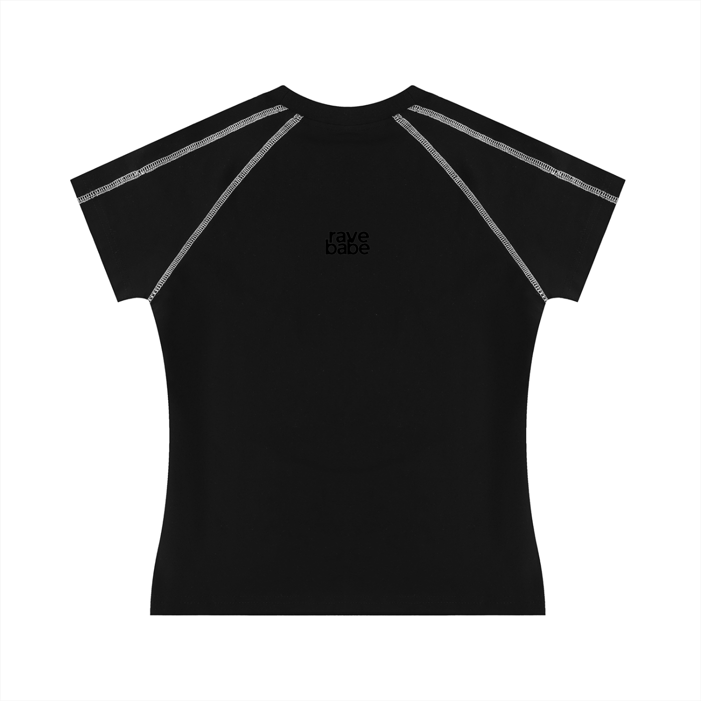 basic stitch color pop tee