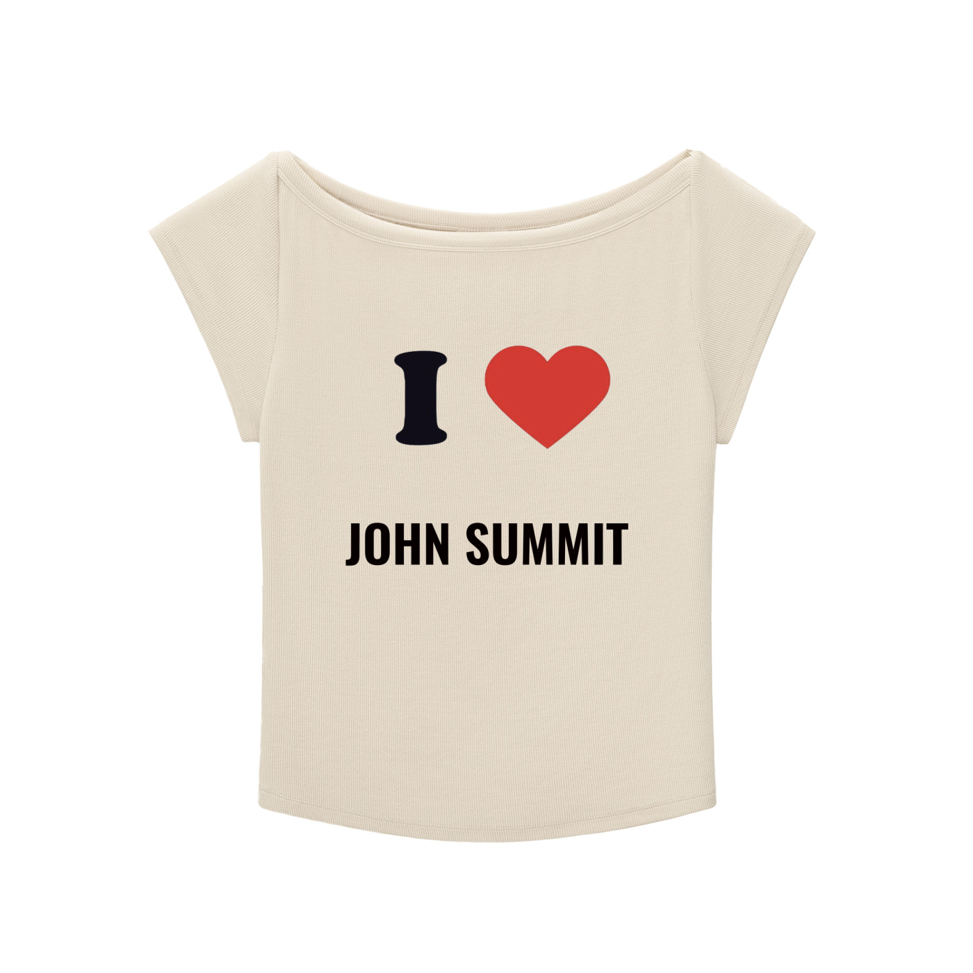 i heart john summit baby tee