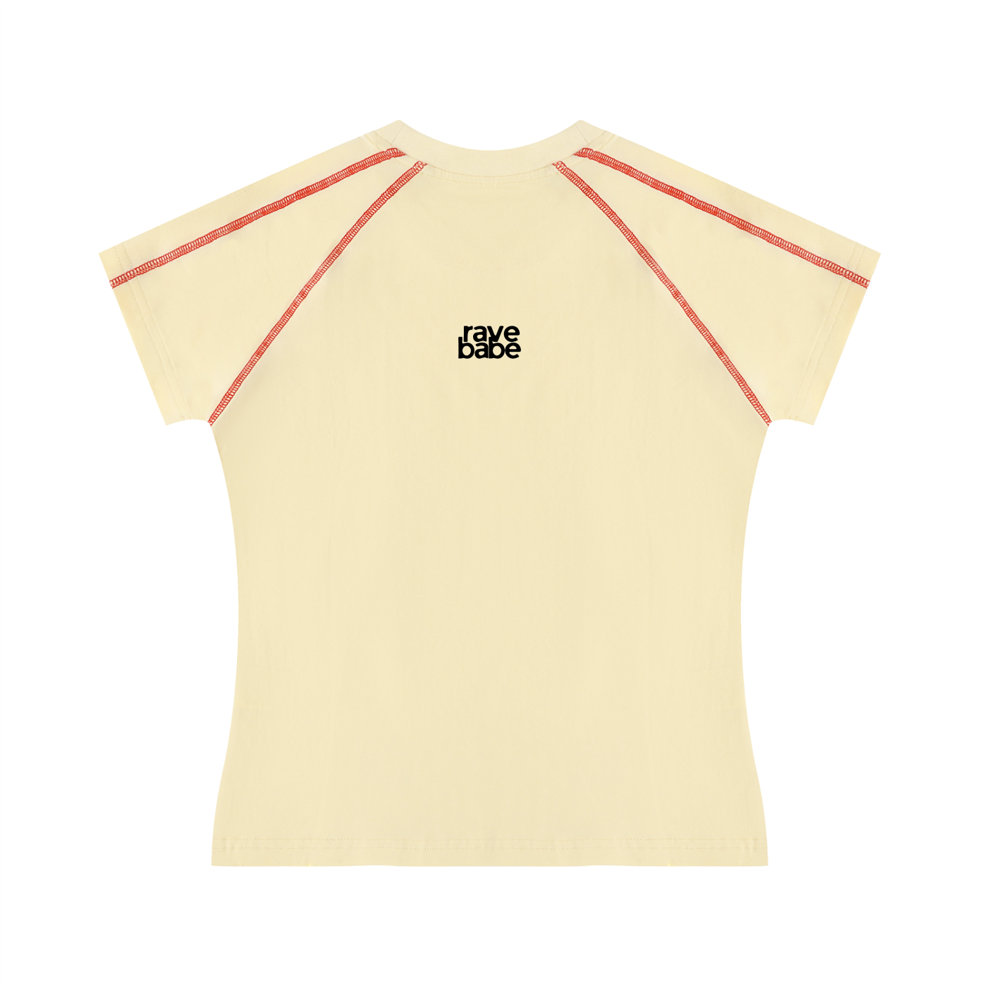 basic stitch color pop tee