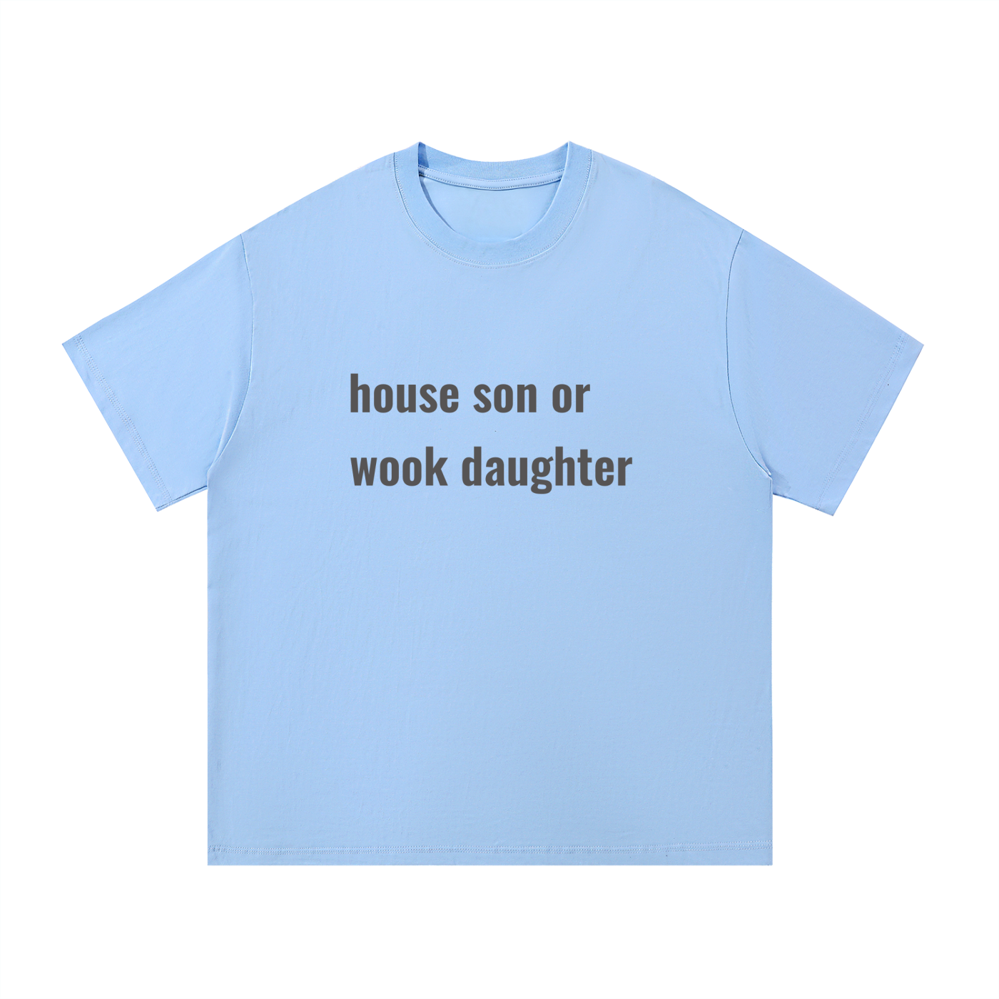 house son wook daughter oversized tee