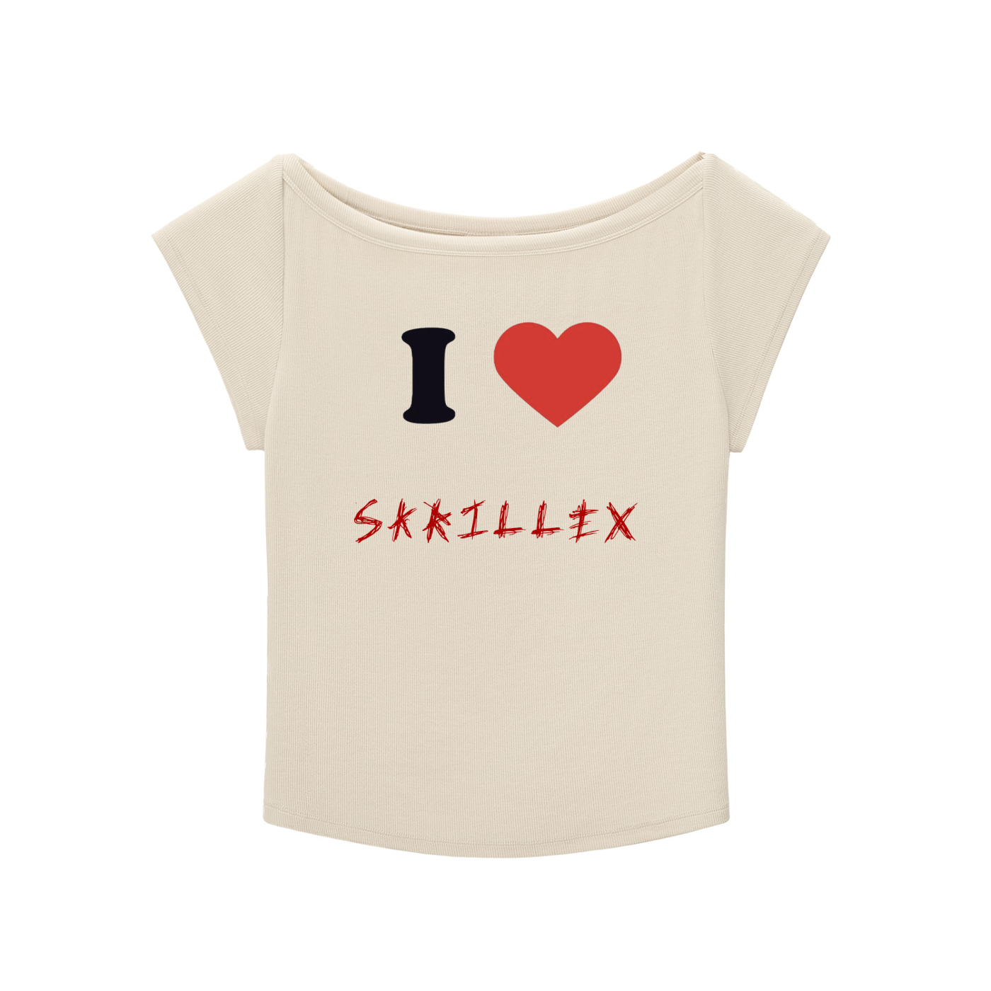 i heart skrillex baby tee