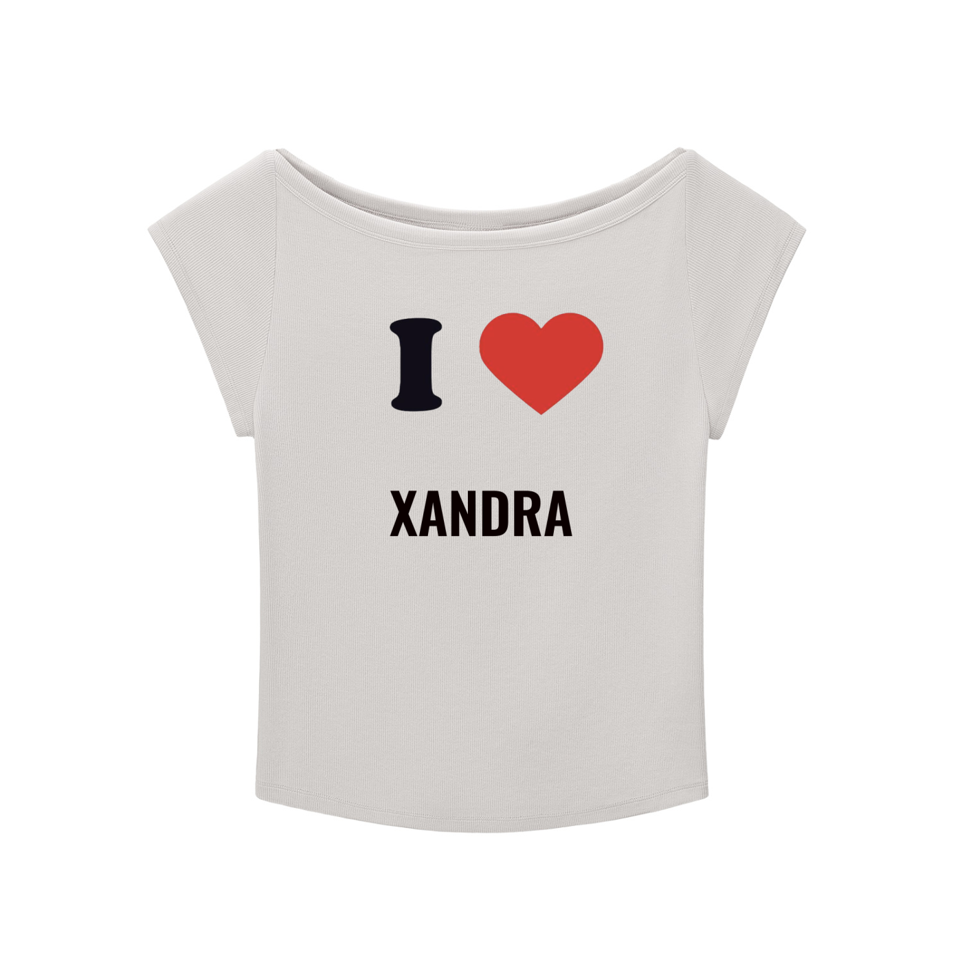 i heart xandra baby tee