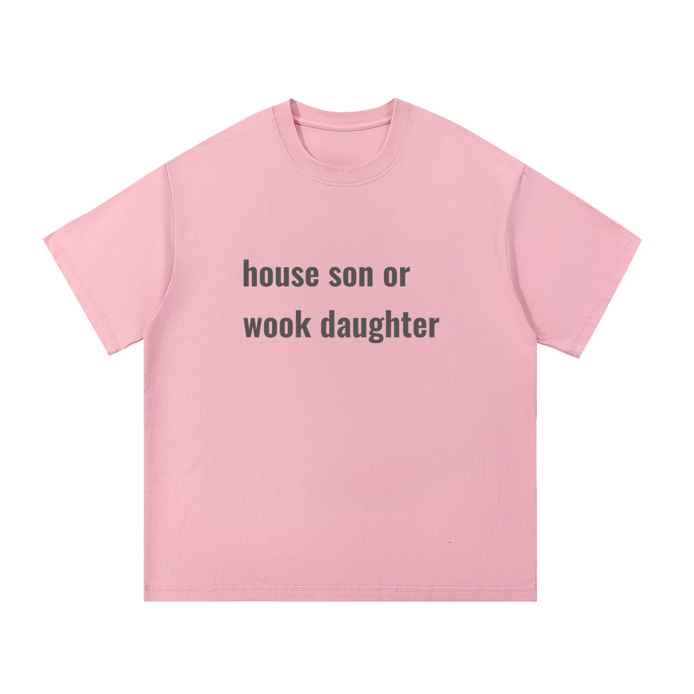 house son wook daughter oversized tee