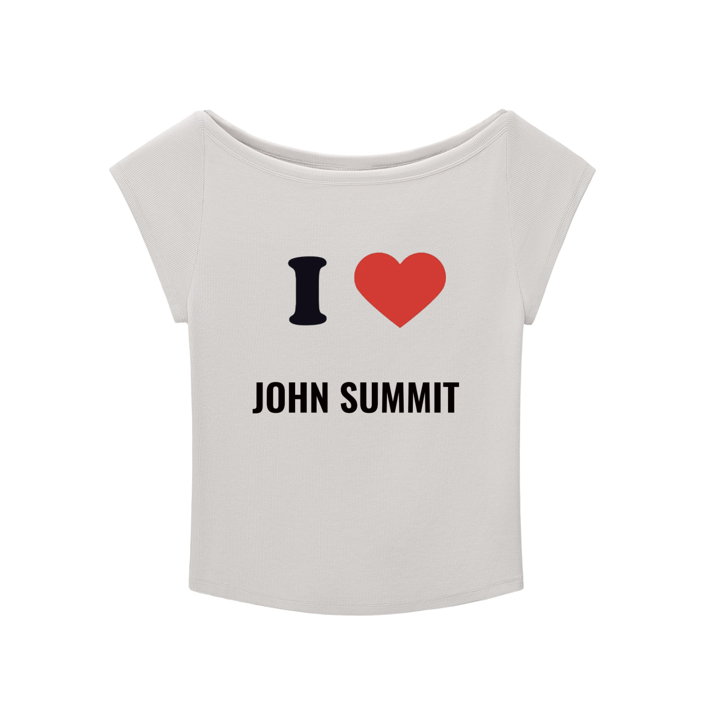 i heart john summit baby tee