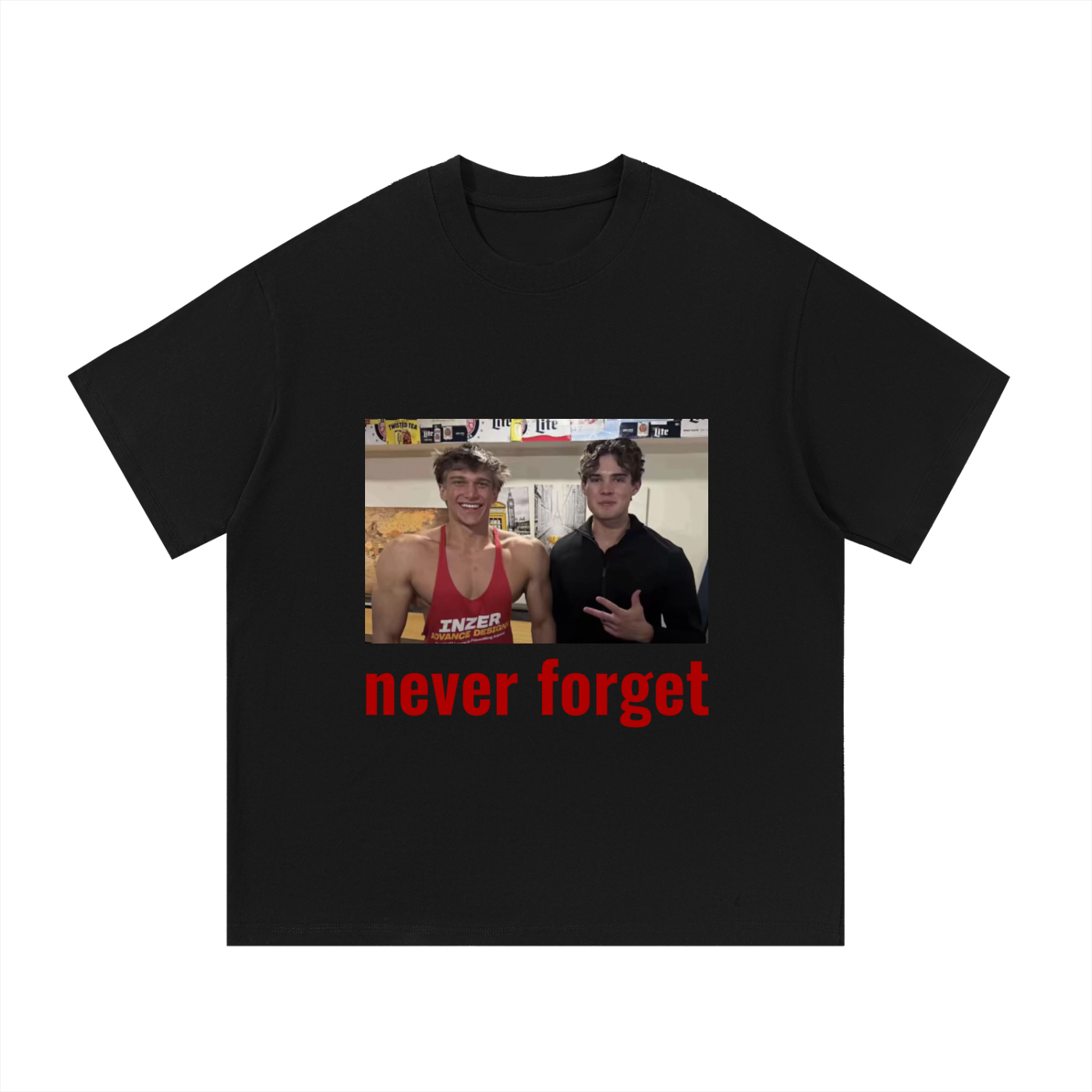 clav frame mogged by asu frat leader graphic oversized tee