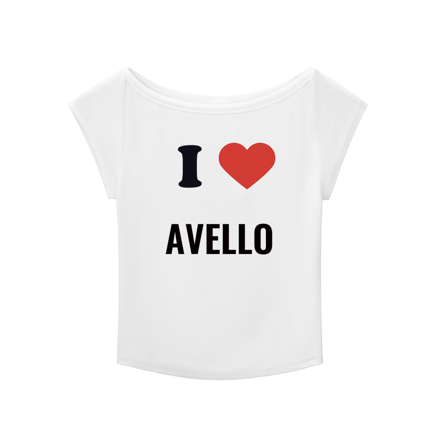 i heart avello baby tee